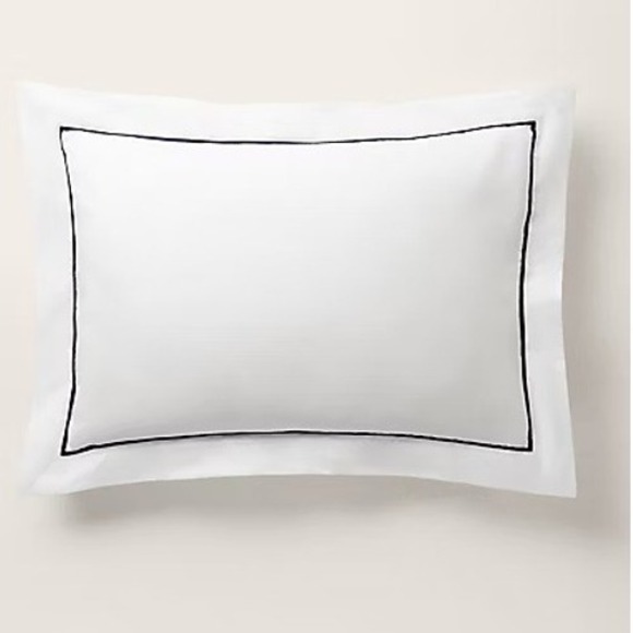 Ralph Lauren Palmer Percale King Pillowcases (2) Polo Navy Organic Cotton 21x40 - Picture 1 of 6
